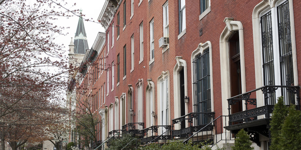 Row Houses in Baltimore